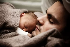 father and infant son